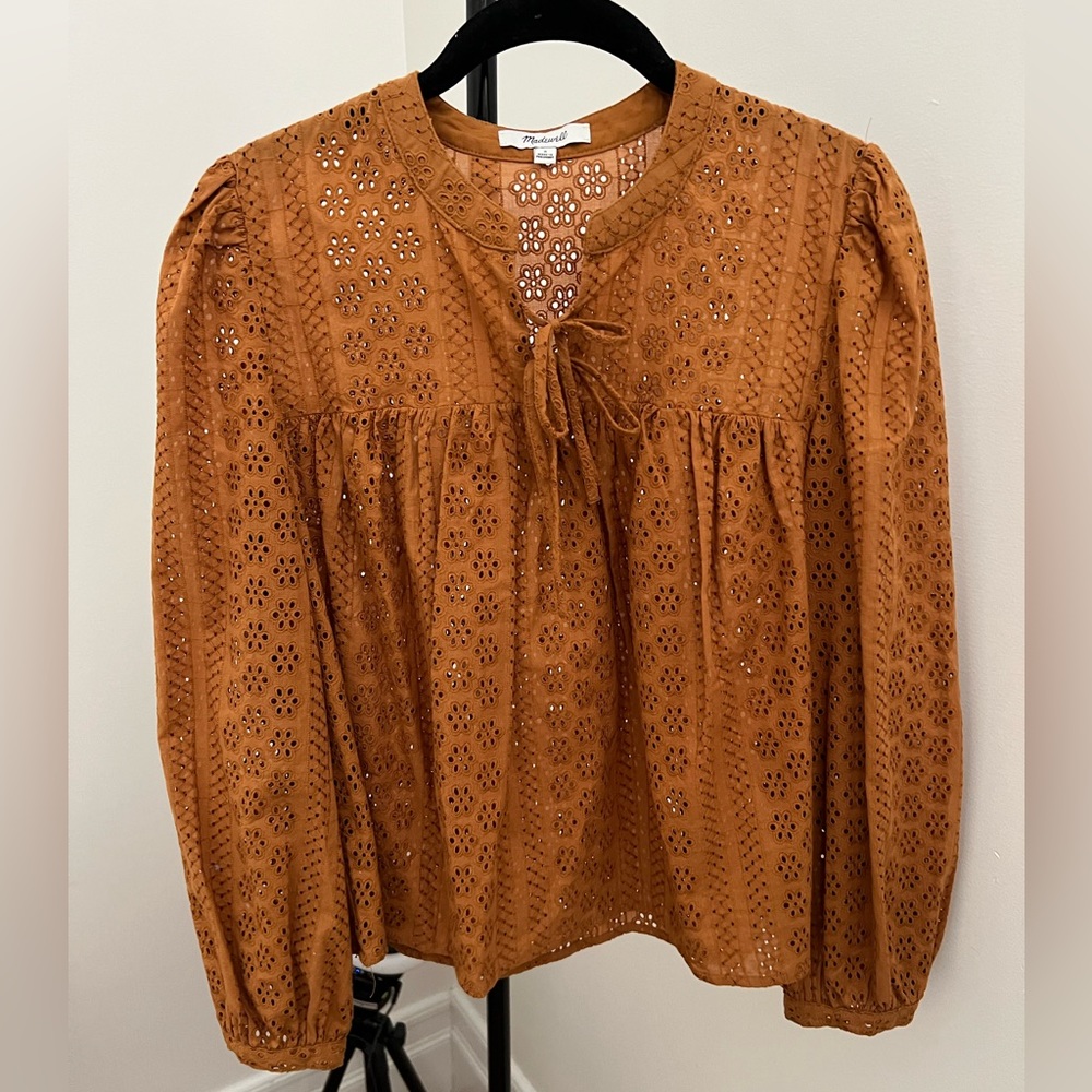 Madewell peasant top